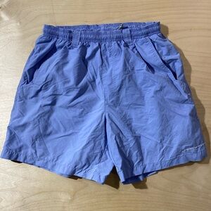 Columbia Omni-Shade Light Blue Athletic Shorts Small (MX)